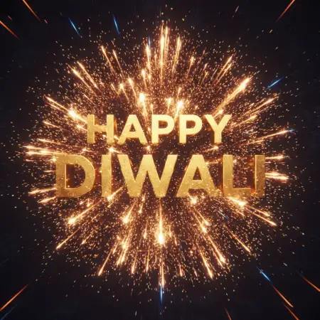 Luxury Brand Happy Diwali Poster Image In Black And Gold Theme - Free Black And Gold Download
