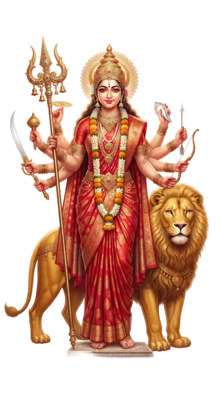 maa durga full body png high quality - Maa Durga Png
