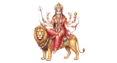 maa durga golden jewellery png transparent - Maa Durga Png