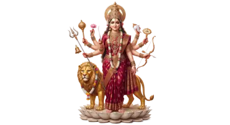 maa durga silhouette png transparent - Maa Durga Png