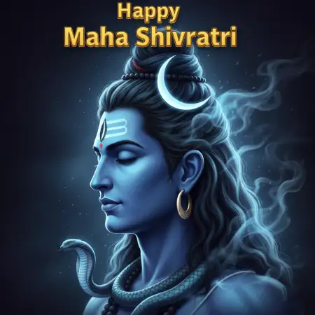 Maha Shivratri Wishes Digital Art Design - Free Maha Shivratri Wishes Download