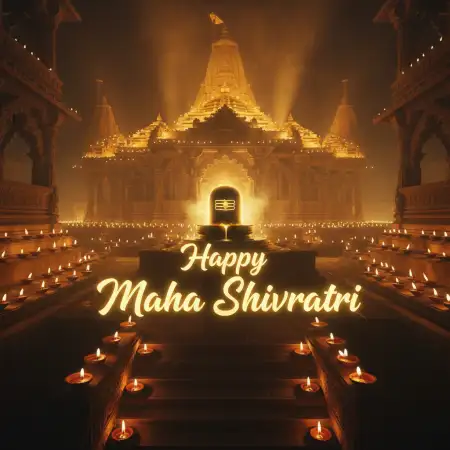 Maha Shivratri Wishes Temple Event - Free Maha Shivratri Wishes Download