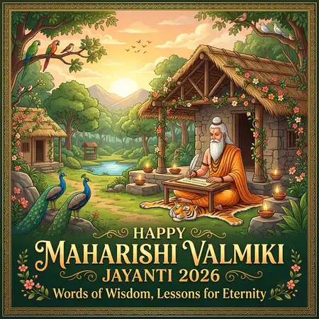 maharishi valmiki jayanti 2026 english quotes - Happy Maharishi Valmiki Jayanti 2026