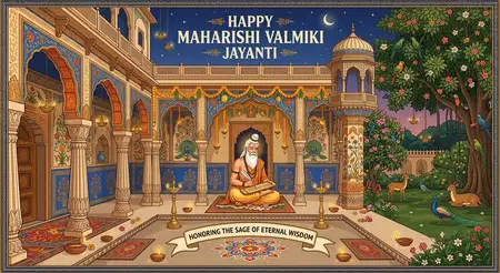 maharishi valmiki jayanti 2026 traditional greetings - Happy Maharishi Valmiki Jayanti 2026