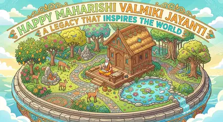 maharishi valmiki jayanti 2026 valmiki ji poster - Happy Maharishi Valmiki Jayanti 2026
