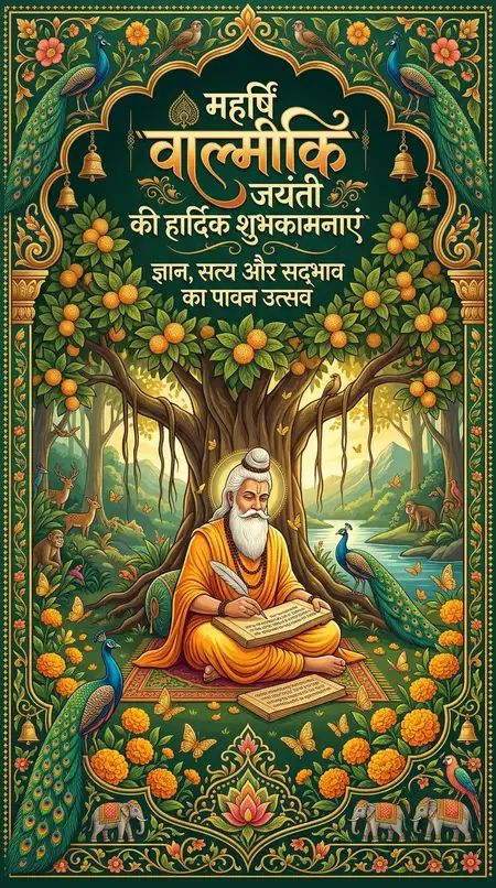 maharishi valmiki jayanti 2026 valmiki ji writing ramayana - Happy Maharishi Valmiki Jayanti 2026