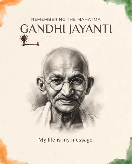 mahatma gandhi jayanti 2026 instagram post - Gandhi Jayanti 2026