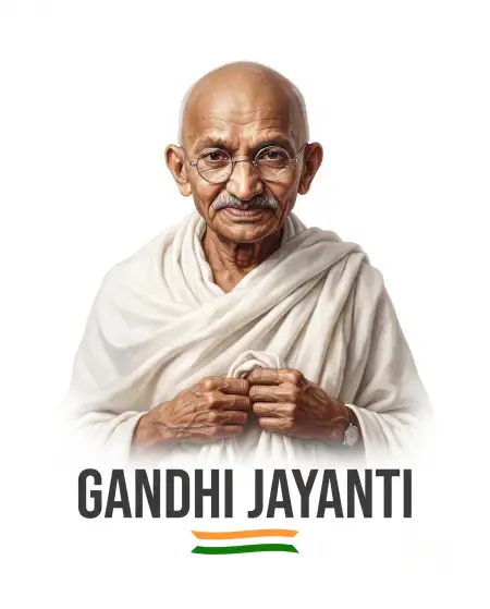 mahatma gandhi transparent png 2026 - Gandhi Jayanti 2026