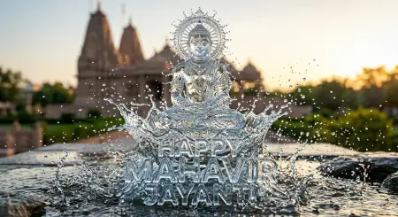 Free Mahavir Jayanti 2026 3d Lord Mahavir Digital Art Image Download