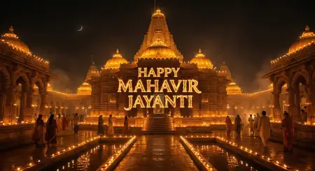 Free Mahavir Jayanti 2026 Aesthetic Background Image Download