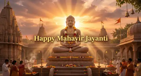 Free Mahavir Jayanti 2026 Hd Images With Lord Mahavir And Quotes Image Download