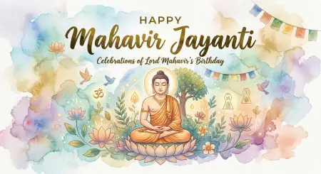Free Mahavir Jayanti 2026 Poster Design With Quotes Image Download