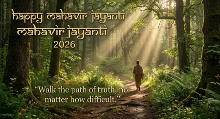 Mahavir Jayanti 2026 Wishes About Truth And ??? - Free Wishes Download