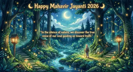 Mahavir Jayanti 2026 Wishes Captions For Stories - Free Wishes Download