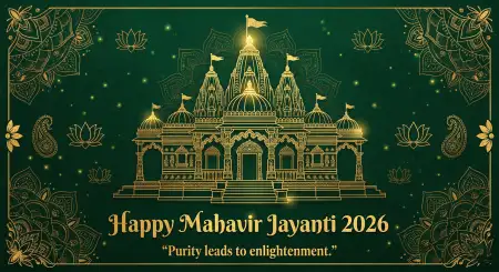 Mahavir Jayanti 2026 Wishes For Enlightenment - Free Wishes Download