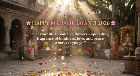 Mahavir Jayanti 2026 Wishes For Greeting Messages - Free Wishes Download