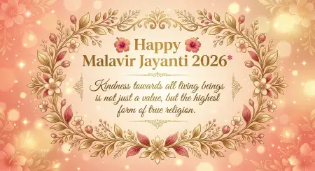 Mahavir Jayanti 2026 Wishes For Kindness - Free Wishes Download