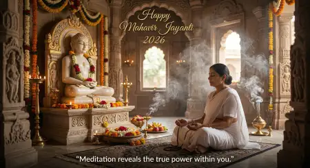 Mahavir Jayanti 2026 Wishes For Loved Ones - Free Wishes Download
