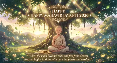 Mahavir Jayanti 2026 Wishes For Parents - Free Wishes Download