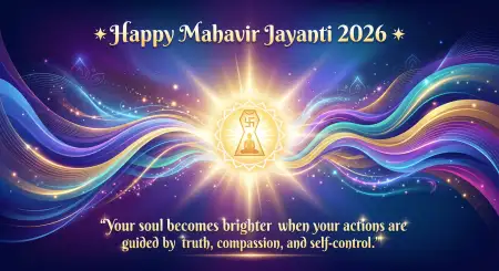 Mahavir Jayanti 2026 Wishes For Self Control - Free Wishes Download
