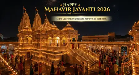 Mahavir Jayanti 2026 Wishes For Social Media Posts - Free Wishes Download