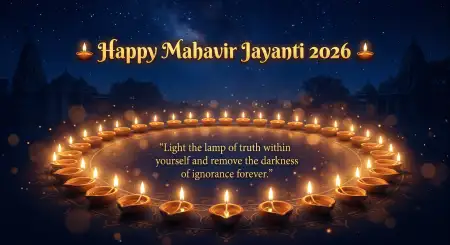 Mahavir Jayanti 2026 Wishes For Truthfulness - Free Wishes Download