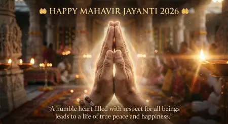 Mahavir Jayanti 2026 Wishes In Hindi And English - Free Wishes Download