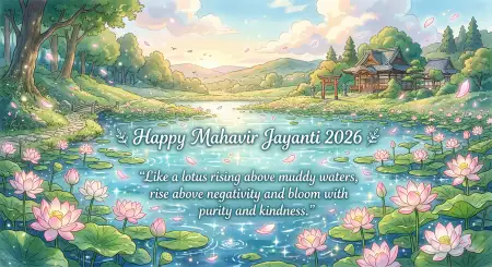 Mahavir Jayanti 2026 Wishes In Poetic Style - Free Wishes Download