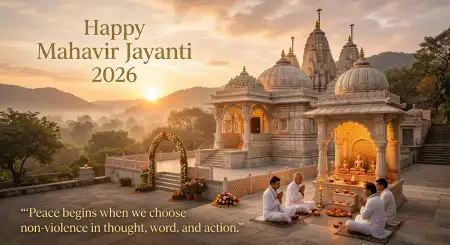 Mahavir Jayanti 2026 Wishes In Simple English - Free Wishes Download