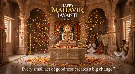 Mahavir Jayanti 2026 Wishes Sms Text Messages - Free Wishes Download