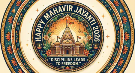 Mahavir Jayanti 2026 Wishes With Jain Teachings - Free Wishes Download