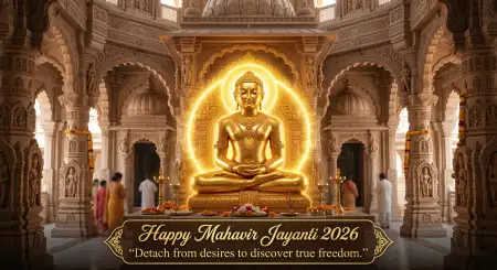 Mahavir Jayanti 2026 Wishes With Moral Values - Free Wishes Download