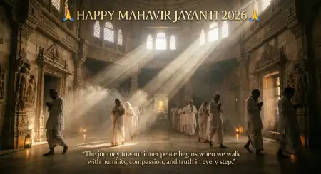 Mahavir Jayanti 2026 Wishes With Spiritual Meaning - Free Wishes Download