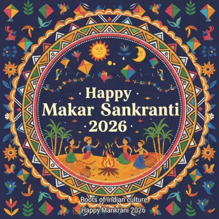 Makar Sankranti 2026 Wishes Text For Poster - Free Happy Makar Sankranti 2026 Wishes Download