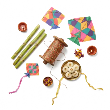 Free Makar Sankranti Banner Png Design PNG Image Download