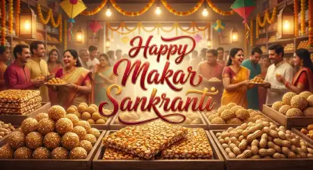 Makar Sankranti Wishes 2026 In Hindi - Free Happy Makar Sankranti 2026 Wishes Download