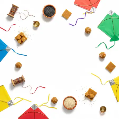 Free Makar Sankranti Youtube Thumbnail Png PNG Image Download