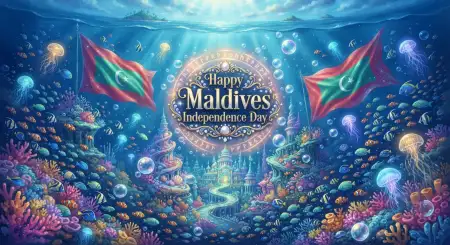 Maldives Independence Day Celebration Banner - Free Maldives Independence Day 2026 Download