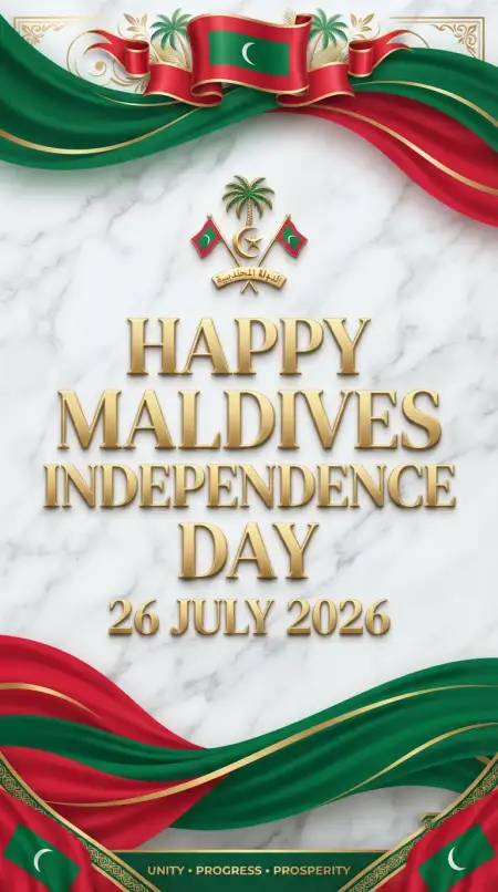 Maldives Independence Day Emblem Png - Free Maldives Independence Day 2026 Download