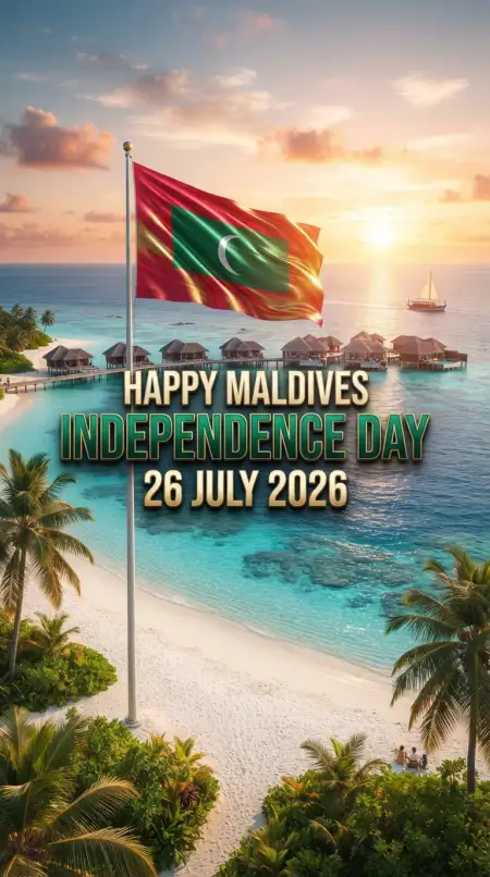 Maldives Independence Day School Poster - Free Maldives Independence Day 2026 Download
