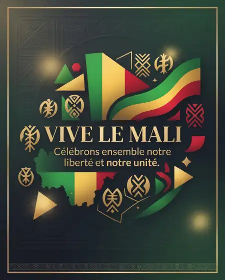 mali independence day celebration poster 2026
