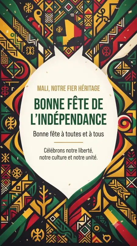 mali independence day creative poster 2026