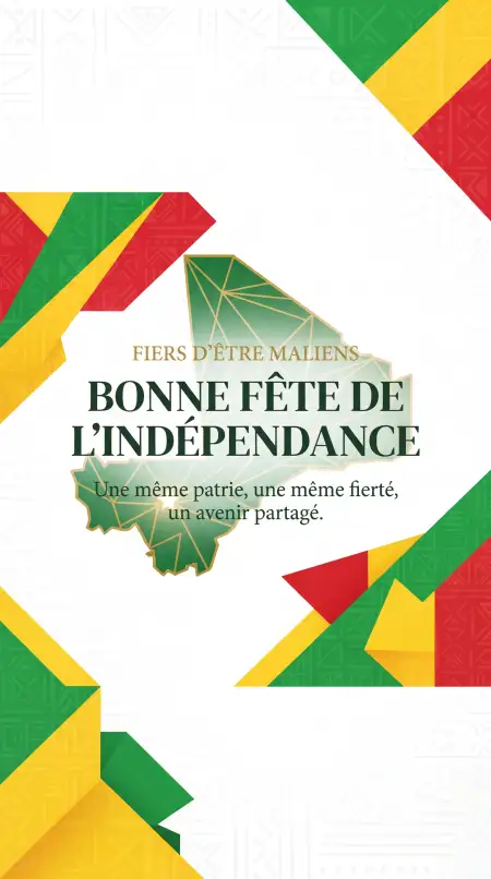 mali independence day vector design 2026