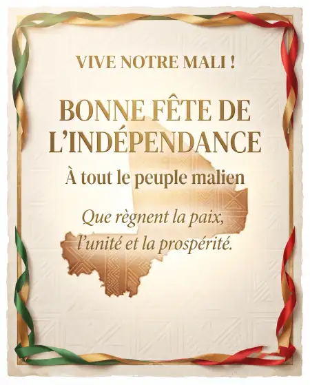 mali independence day whatsapp greeting image