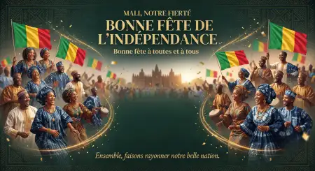 mali independence day wishes images 2026