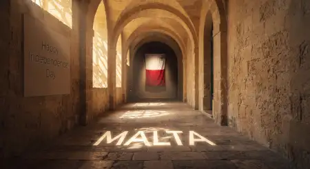 malta flag independence day background - Malta Independence Day Patriotic Background
