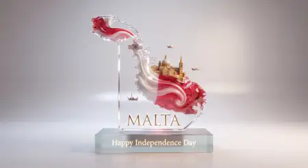 malta independence day creative artwork