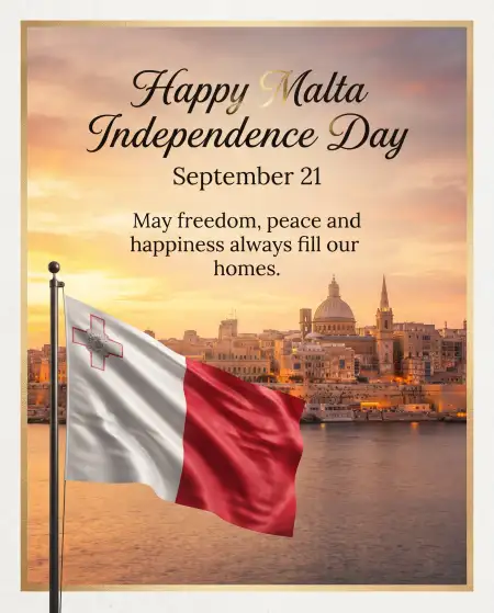 malta independence day wishes for facebook friends