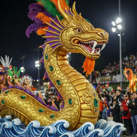 Mardi Gras Carnival Float Background - Free Mardi Gras Background Download