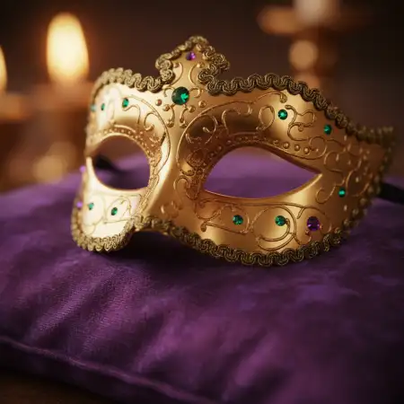 Mardi Gras Masquerade Mask Background - Free Mardi Gras Background Download